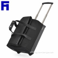 High Performance Polyester Mens Black Fashion Zipper Set Dual Purpose Trolley Bag Luggage Travel bag
